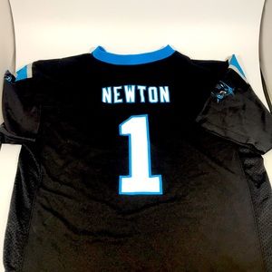 Youth XL Carolina panthers Cam Newton 18/20 Black Team NFL apparel